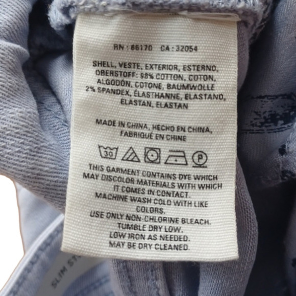 𝅺anthropologie Pilco and the Letterpress lightwash slim straight Size 27 jeans. - Picture 8 of 13